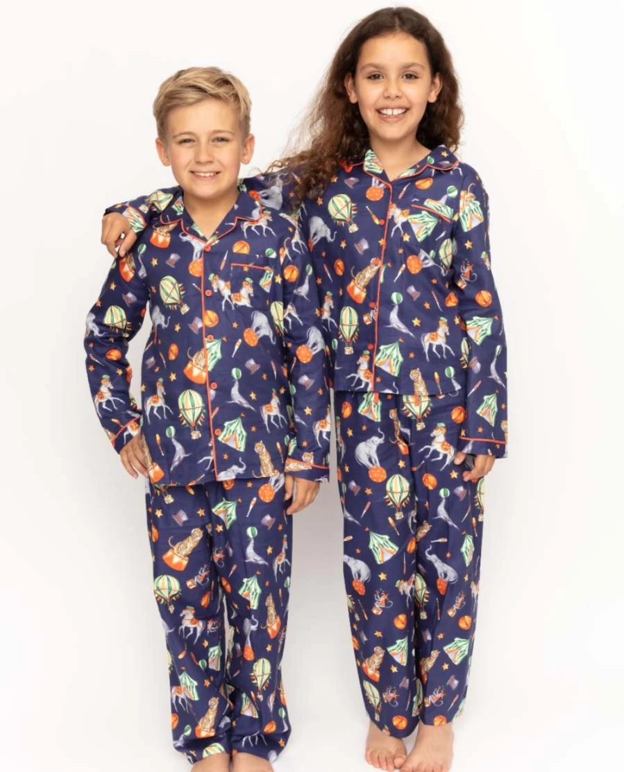 Cyberjammies Kids Circus Print Unisex Pyjama Set - Fun & Comfortable Pajamas for Children