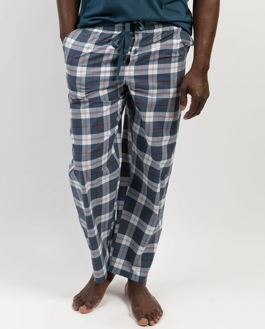 Cyberjammies Men's Jasper Check Pajama Pants - Plaid Sleepwear Bottoms for Comfort & Style