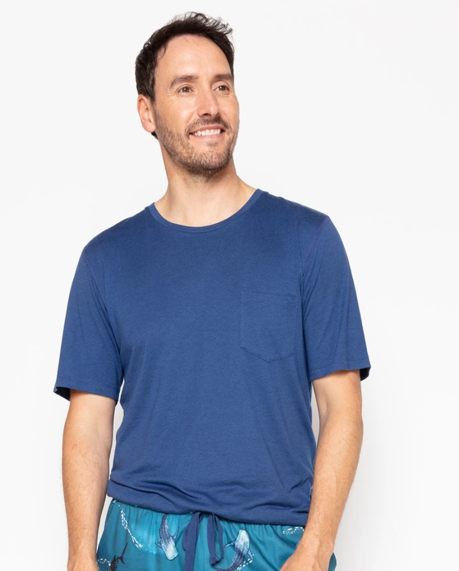 Cyberjammies Men's George Jersey T-Shirt - Comfortable Cotton Tee for Casual Wear