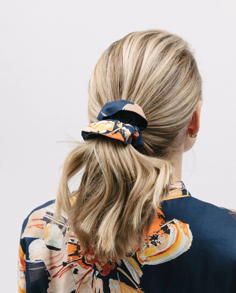 Cyberjammies Women's Cosmo Floral Print Scrunchie - Stylish Hair Accessory