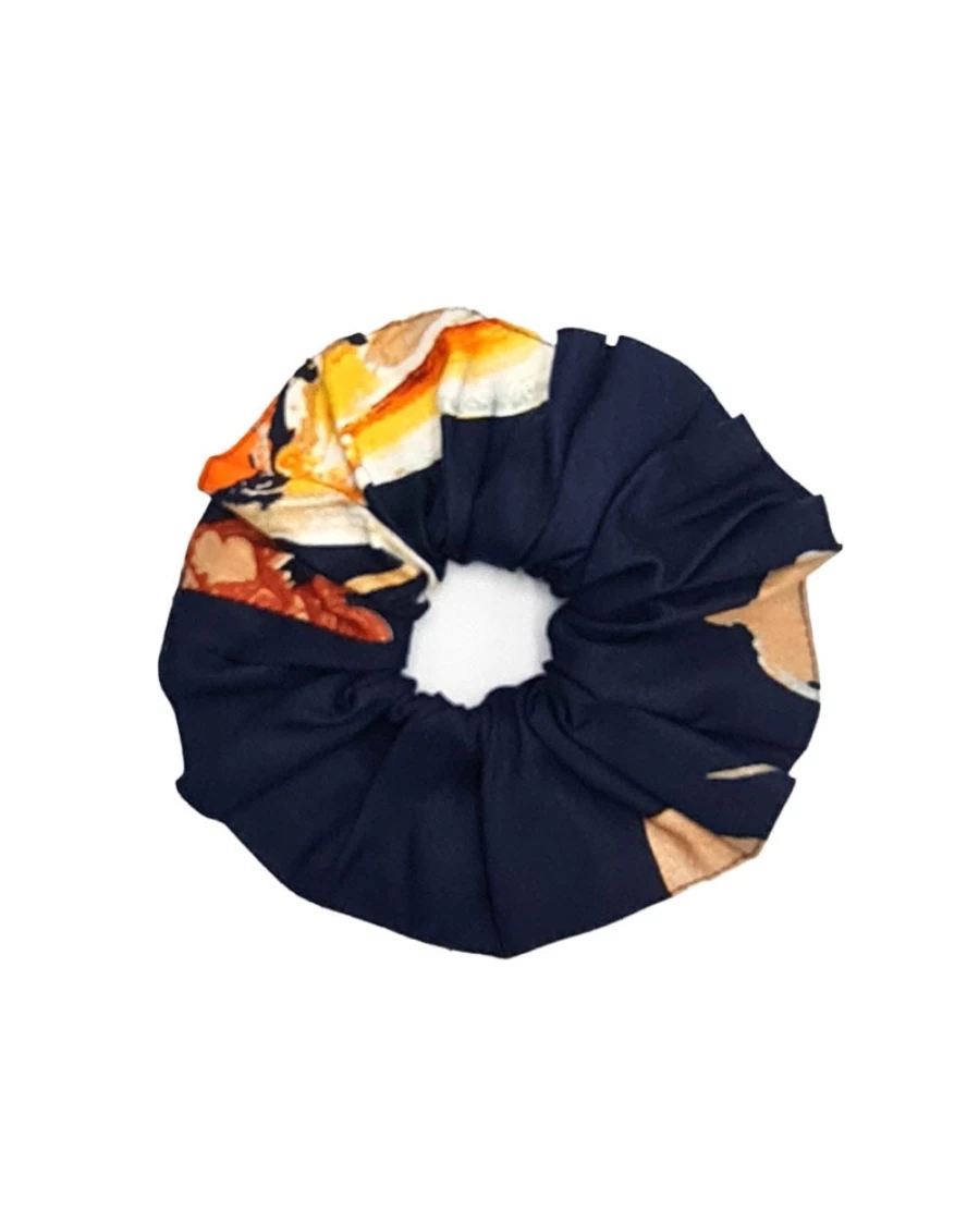 Cyberjammies Women's Cosmo Floral Print Scrunchie - Stylish Hair Accessory