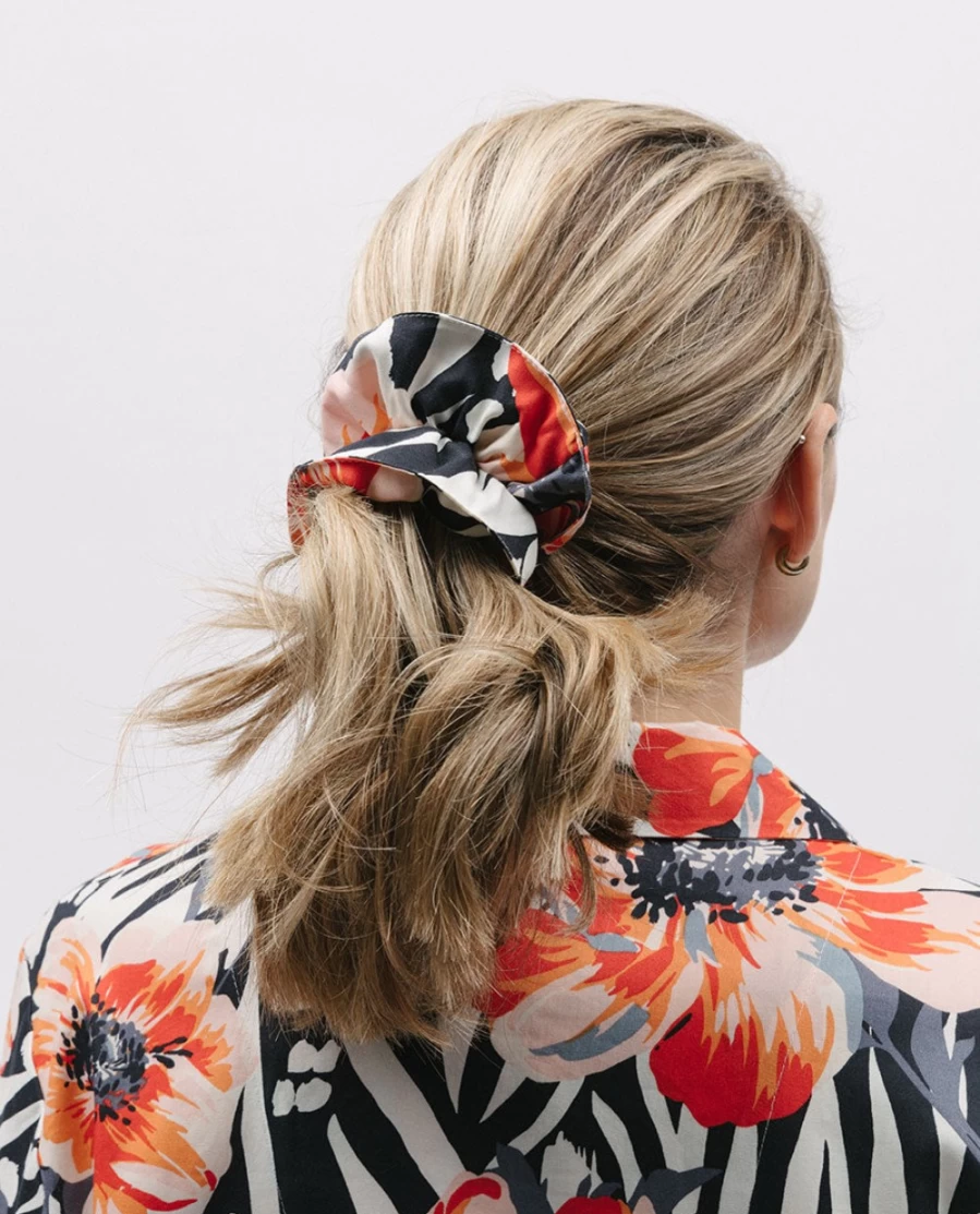 Cyberjammies Women's Nicole Floral Animal Print Scrunchie Hair Tie